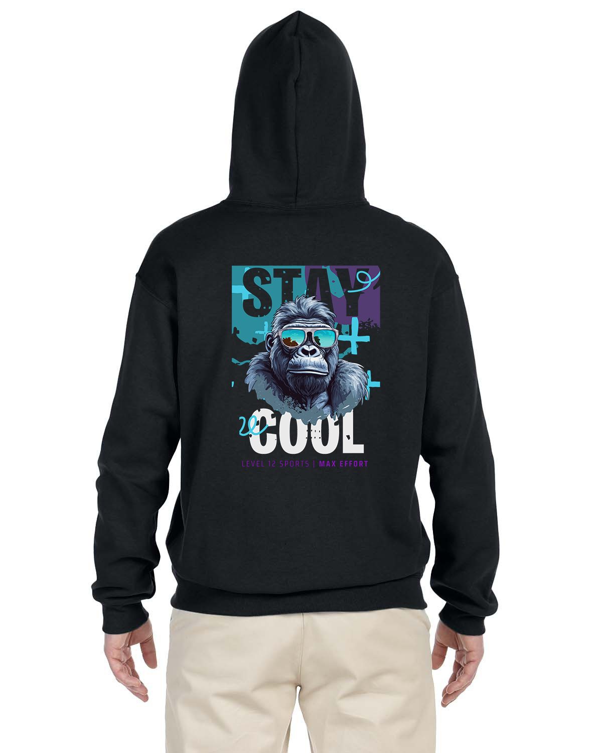 Hoodie - L12 Sports Clothing - Stay Cool (Monkey 2)