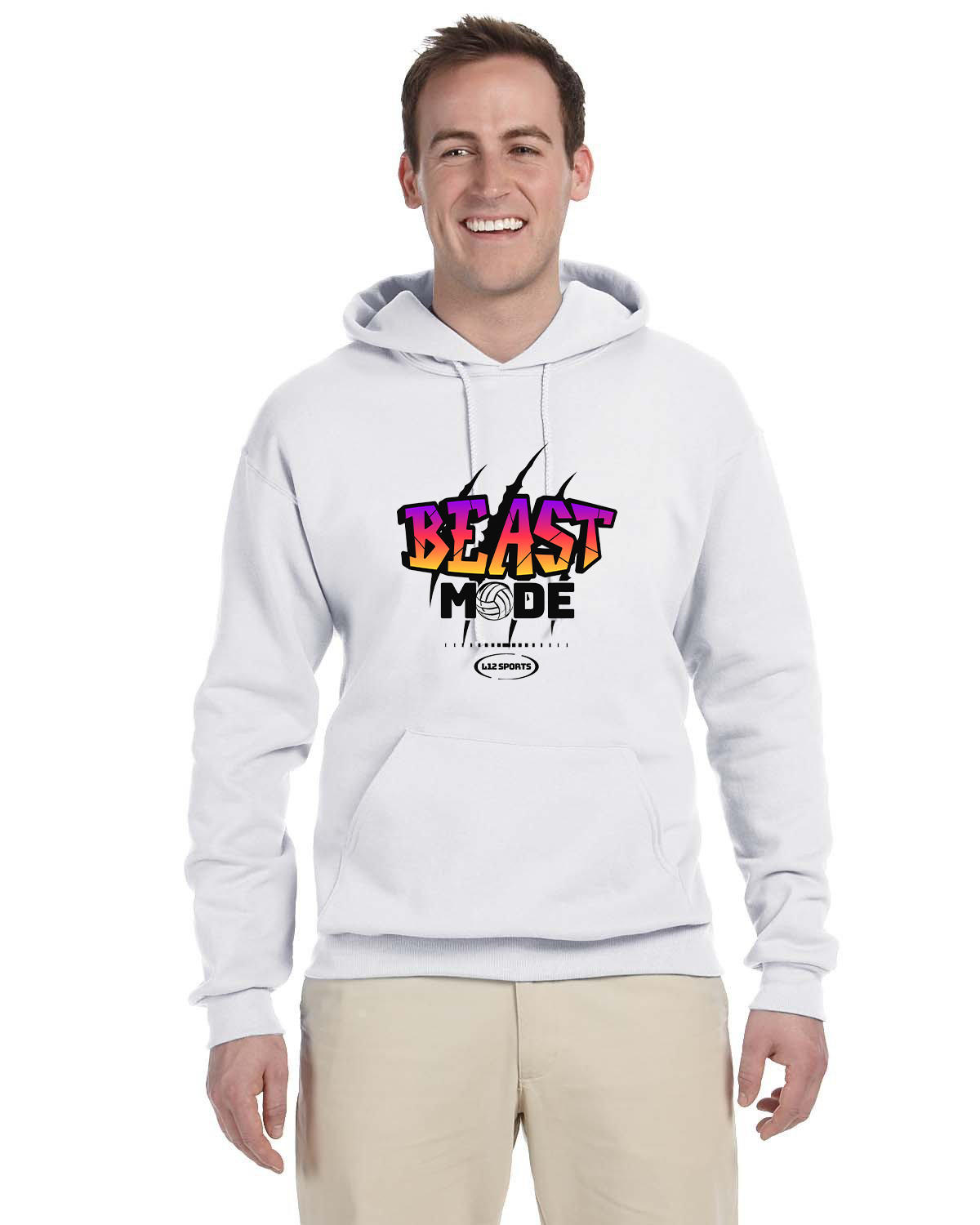 Hoodie - L12 Sports Clothing - Beast Mode