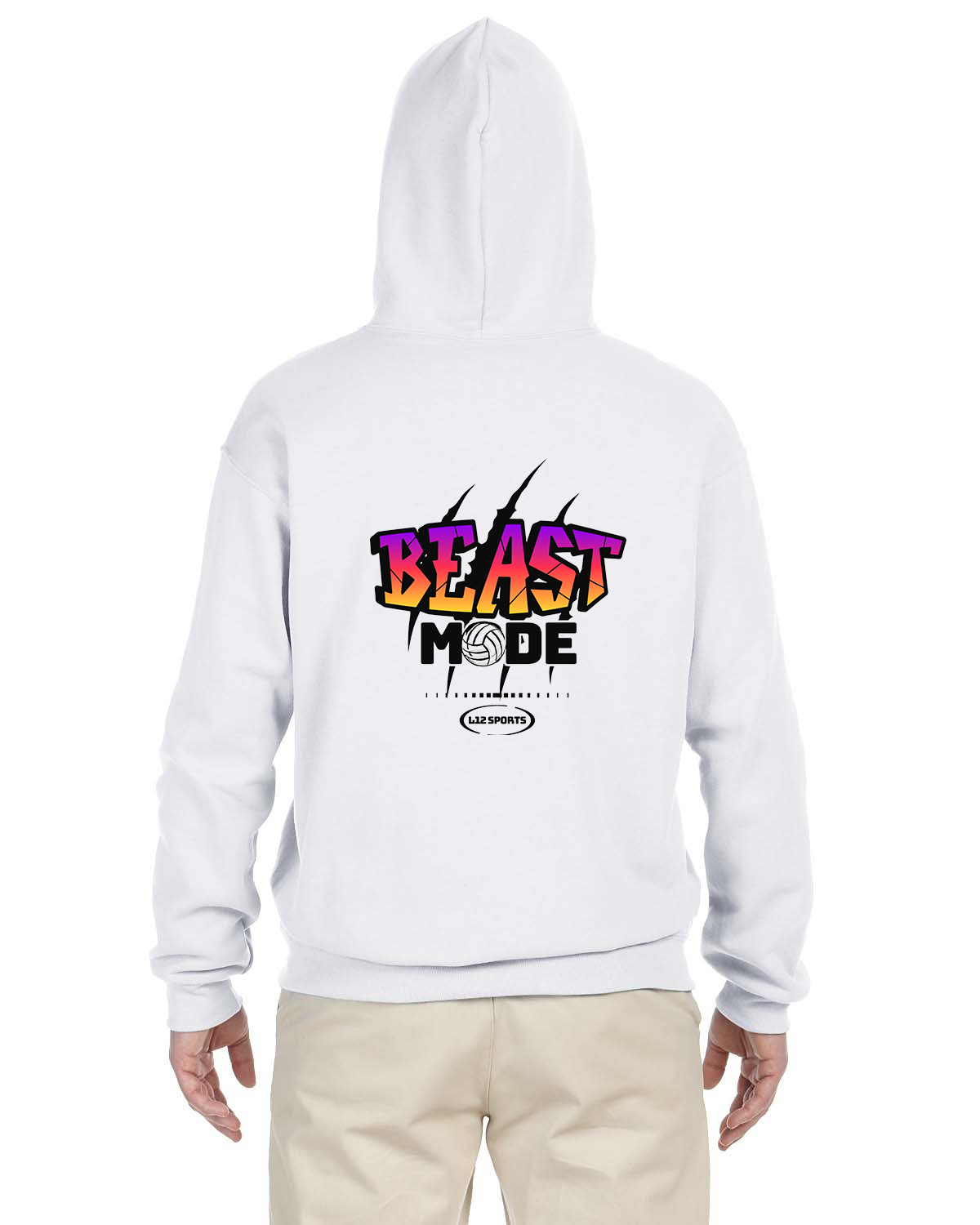 Hoodie - L12 Sports Clothing - Beast Mode