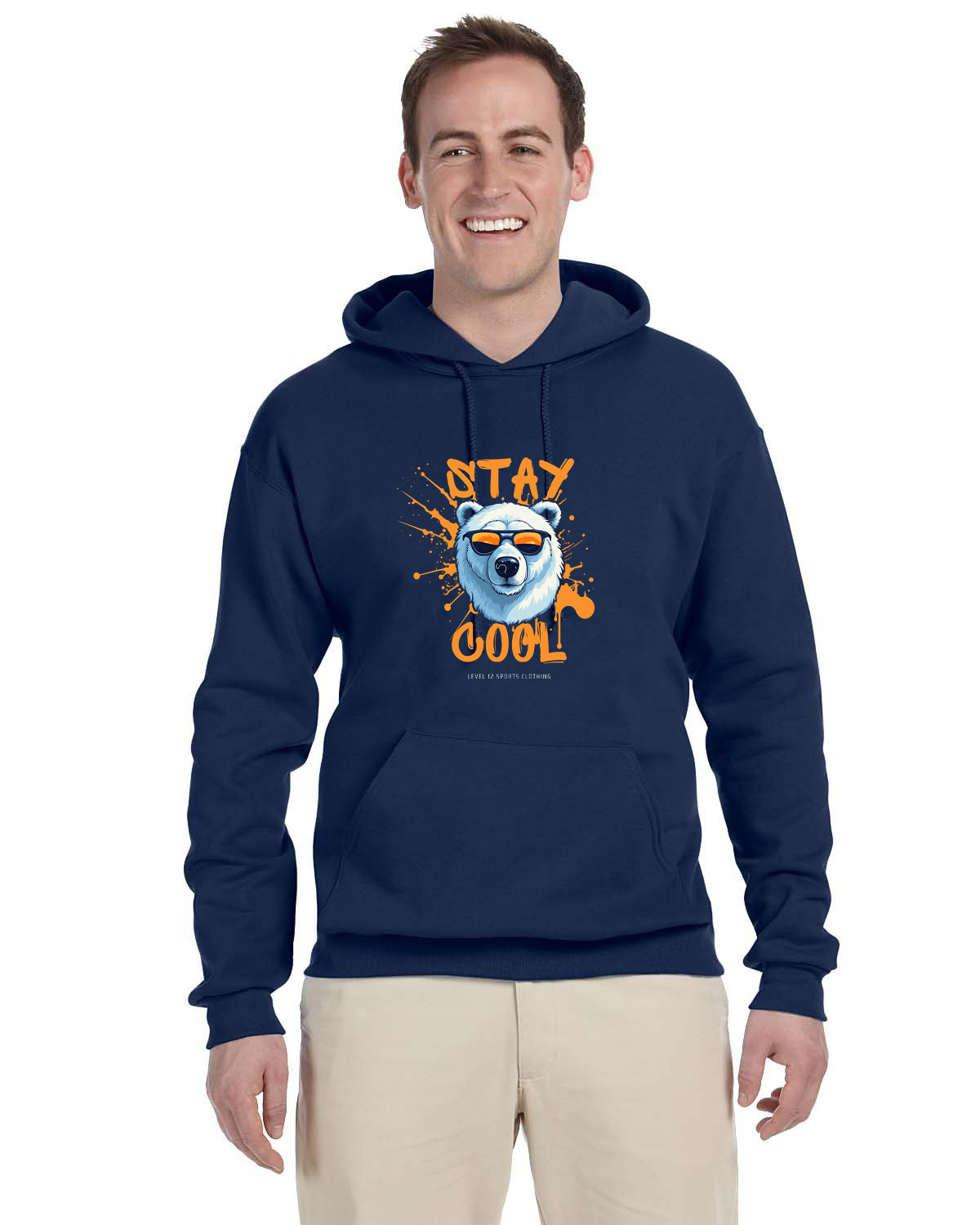 Hoodie - L12 Sports Clothing - Stay Cool (Polar bear)