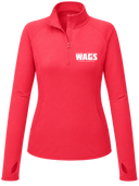 Quarter Zip Hoodies - WAGS Tournament 2026 (White Wordmark)