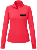 Quarter Zip Hoodies - WAGS Tournament 2026 (Black Wordmark)