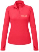 Quarter Zip Hoodies - WAGS Tournament 2026 (Coral)