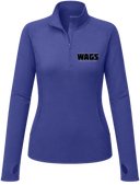 Quarter Zip Hoodies - WAGS Tournament 2026 (Black with outline)