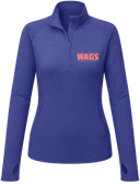Quarter Zip Hoodies - WAGS Tournament 2026 (Coral)