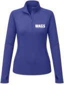 Quarter Zip Hoodies - WAGS Tournament 2026 (White Wordmark)