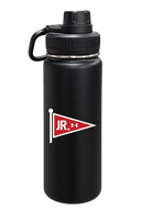 Metalic Black Tumbler - Junior Tour - White Flag