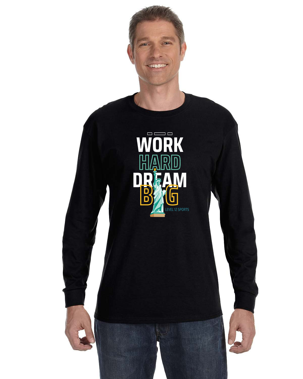 Long Sleeve - L12 Sports Clothing - Work Hard Dream Big