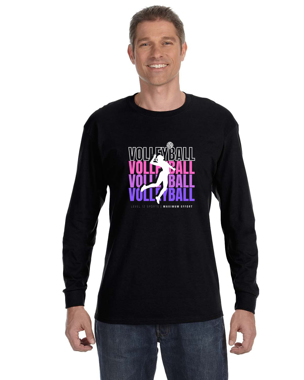 Long Sleeve - L12 Sports Clothing - Volleyball x4