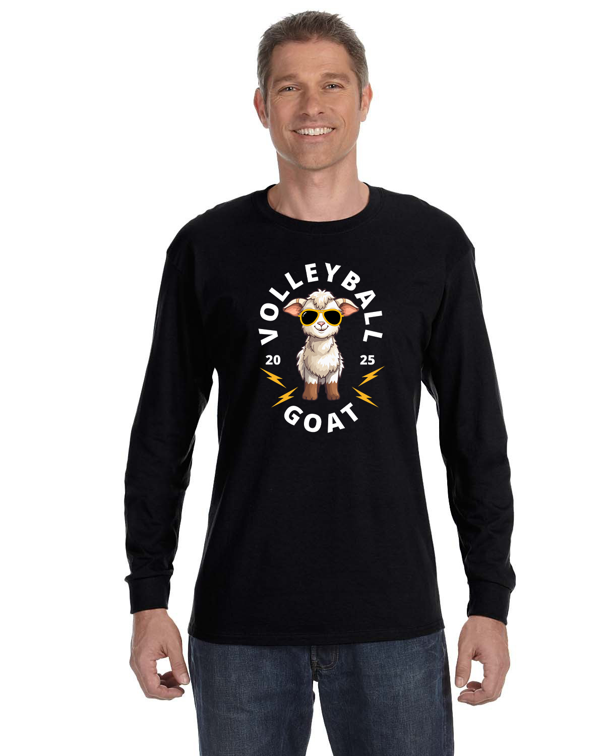 Long Sleeve - L12 Sports Clothing - Volleyball Goat