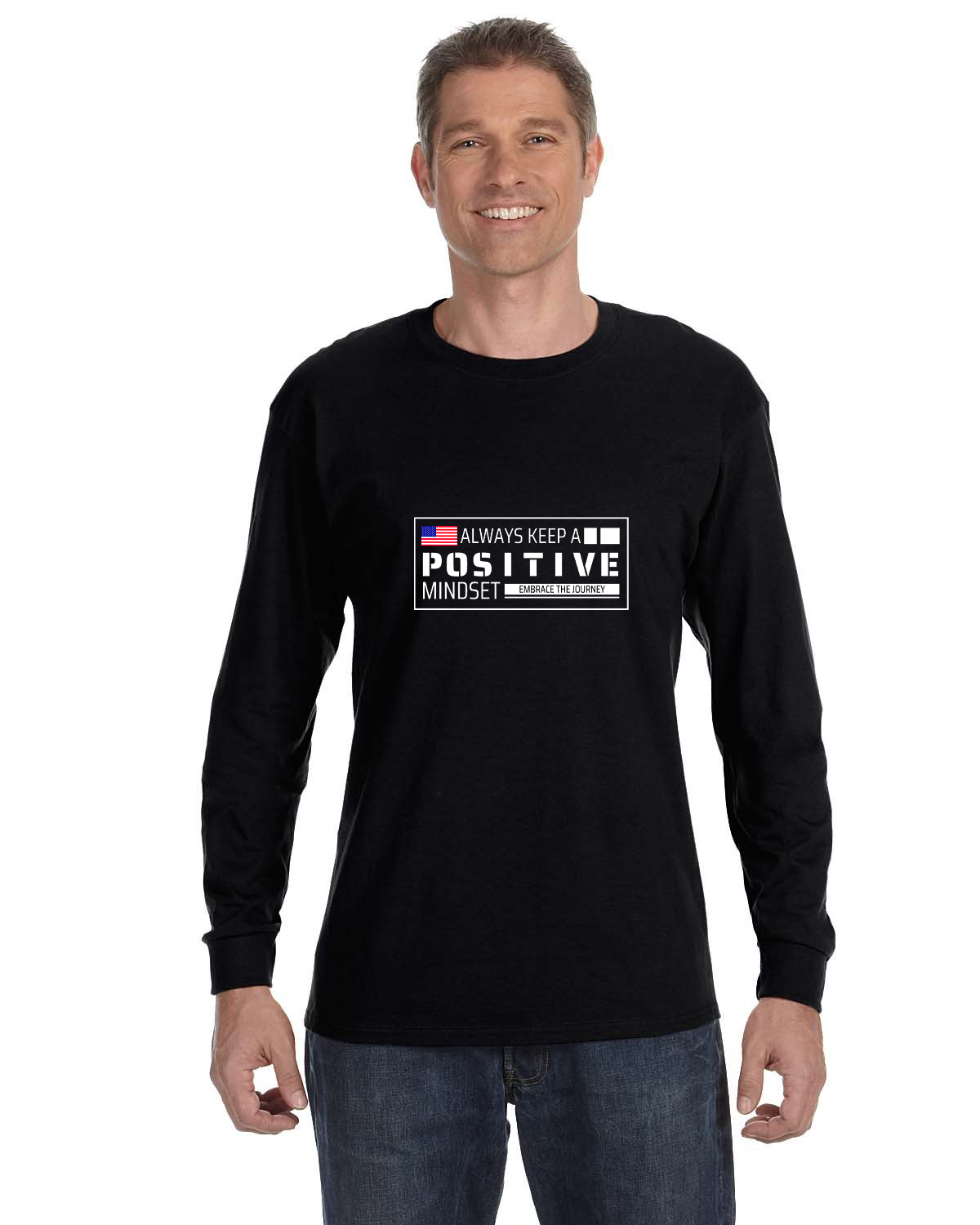 Long Sleeve - L12 Sports Clothing - Always Keep A Positive Mindset