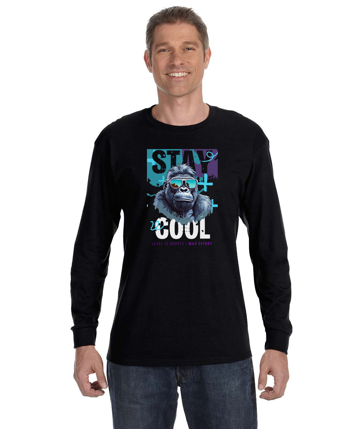 Long Sleeve - L12 Sports Clothing - Stay Cool (Monkey 2)