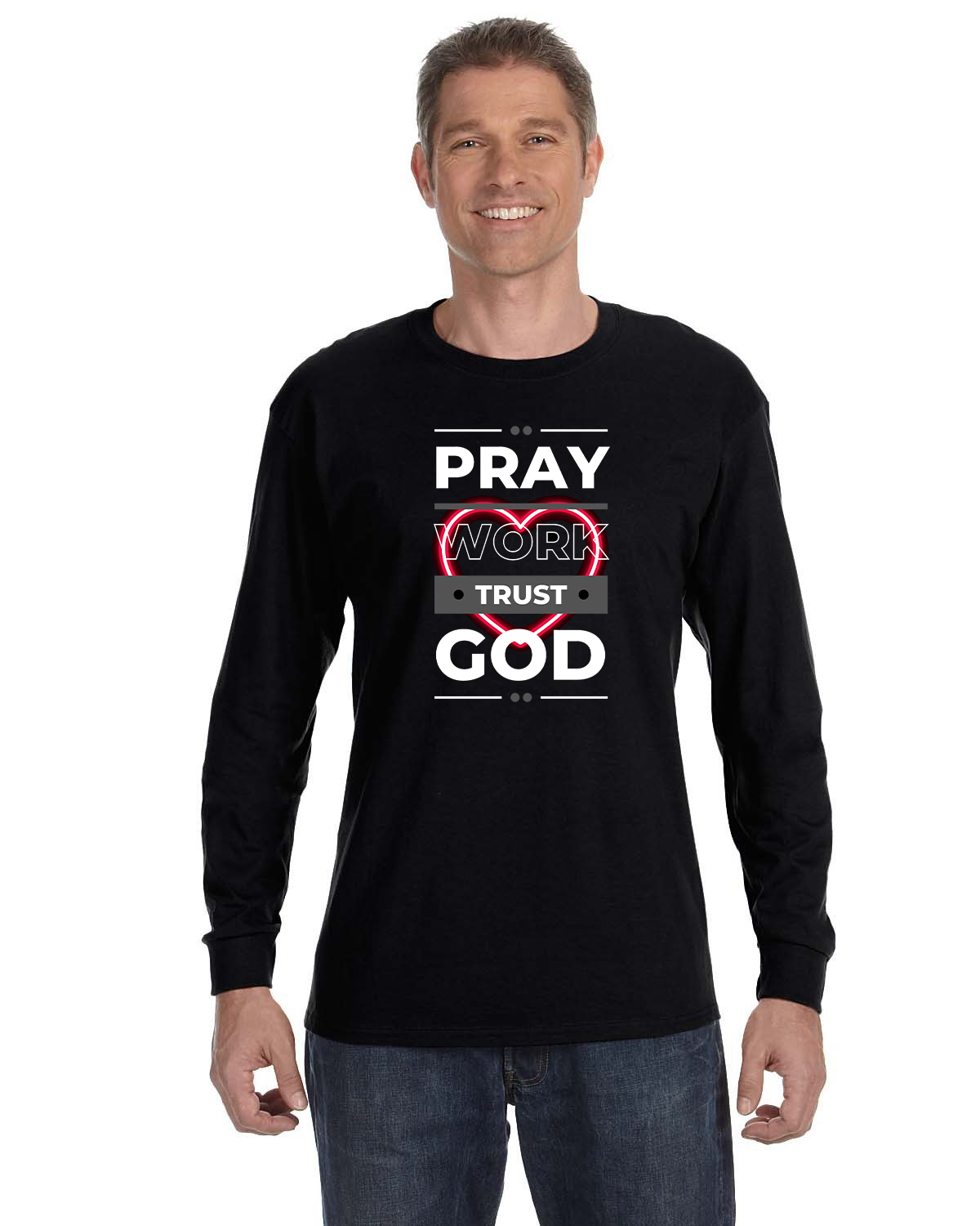 Long Sleeve - L12 Sports Clothing - Pray Work Trust God