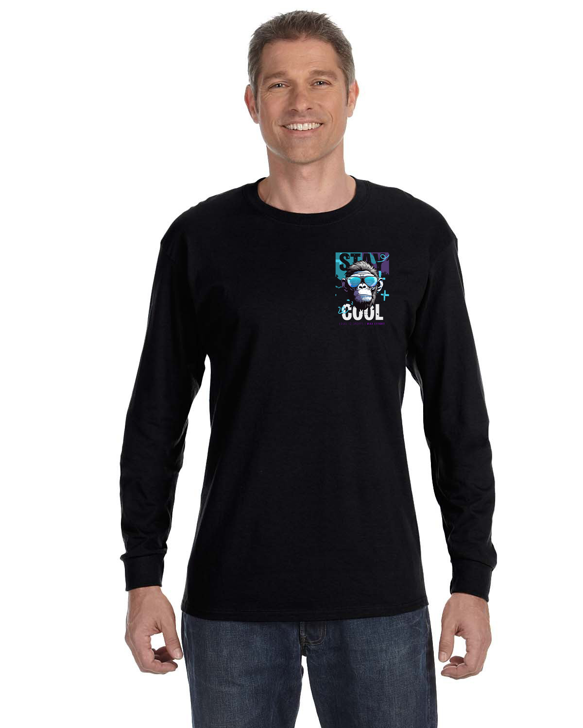 Long Sleeve - L12 Sports Clothing - Stay Cool (Monkey)