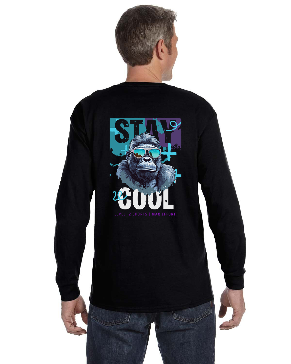 Long Sleeve - L12 Sports Clothing - Stay Cool (Monkey 2)