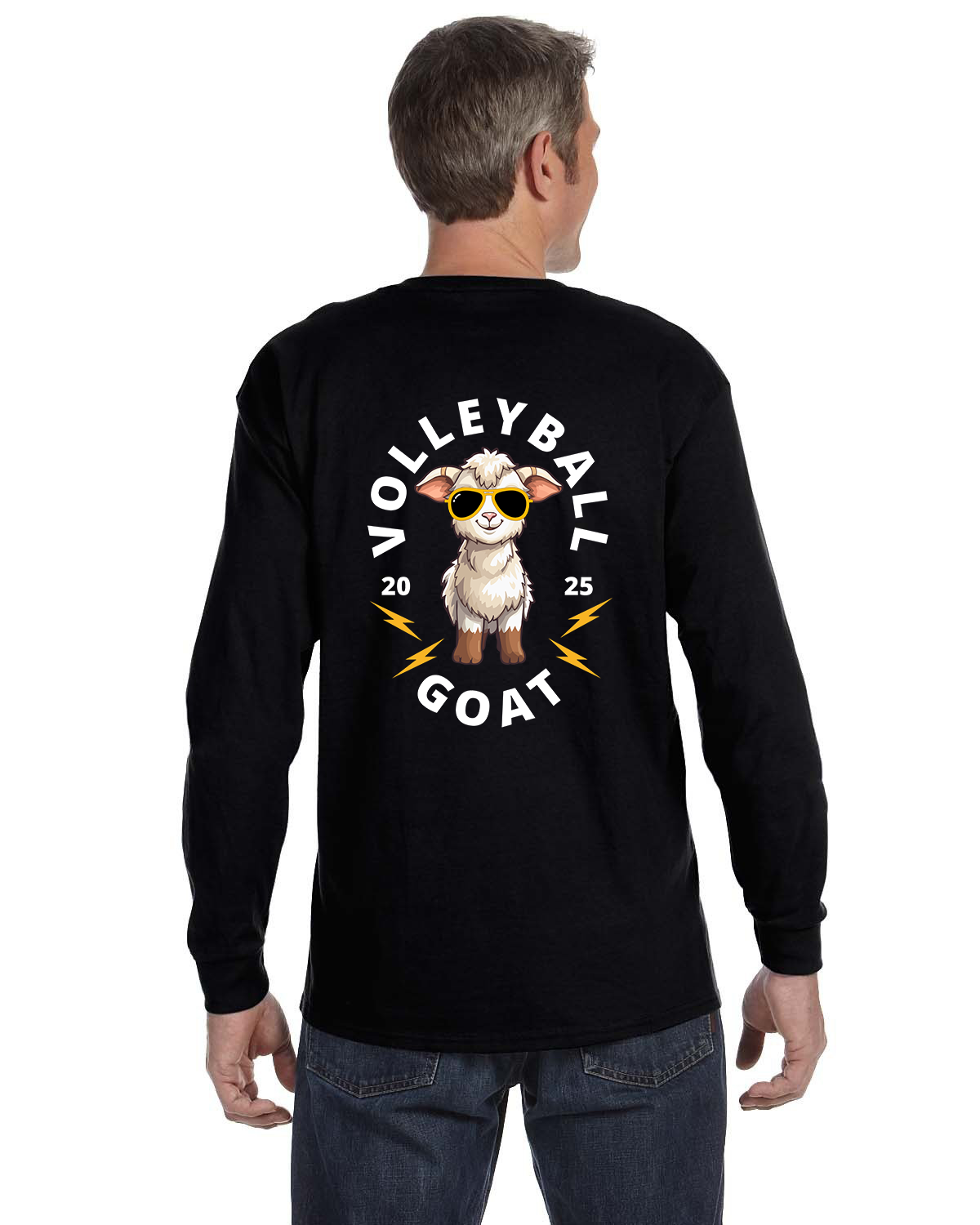 Long Sleeve - L12 Sports Clothing - Volleyball Goat