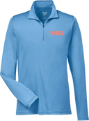 Quarter Zip Hoodies - WAGS Tournament 2026 (Coral)