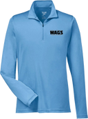 Quarter Zip Hoodies - WAGS Tournament 2026 (Black with outline)