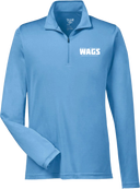 Quarter Zip Hoodies - WAGS Tournament 2026 (White Wordmark)