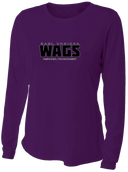 Women's Performance Long Sleeves -  WAGS Tournament 2026 (Black with outline)