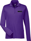 Quarter Zip Hoodies - WAGS Tournament 2026 (Black with outline)