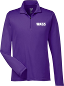 Quarter Zip Hoodies - WAGS Tournament 2026 (White Wordmark)
