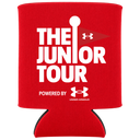 Custom Koozie - Junior Tour - Wordmark White
