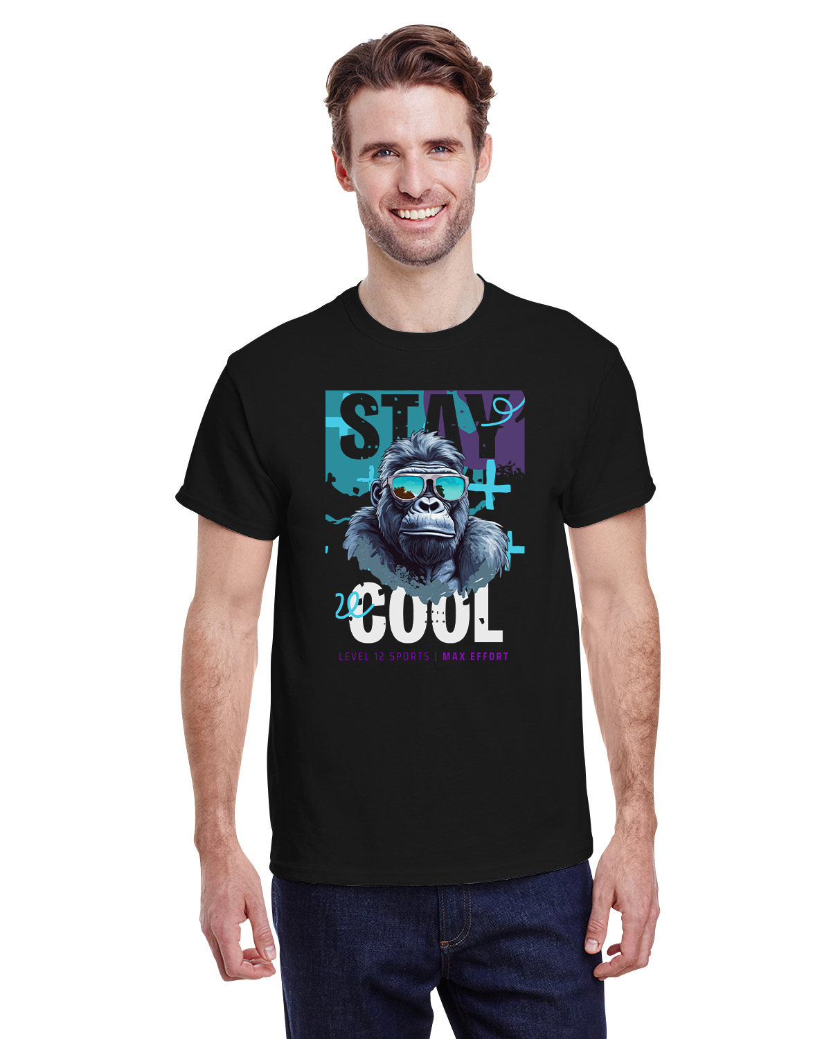 Short Sleeve - L12 Sports Clothing - Stay Cool (Monkey 2)