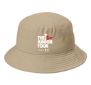 Bucket Hat - Junior Tour - Wordmark White