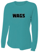 Women's Performance Long Sleeves -  WAGS Tournament 2026 (Black with outline)