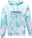 Tie-Dye Hoodies - USA CUP Qualifier Texas 2026 - horizontal red and blue