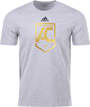 Adidas Cotton T-Shirt - Adidas Champions Cup 2026 - gold
