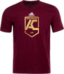 Adidas Cotton T-Shirt - Adidas Champions Cup 2026 - gold