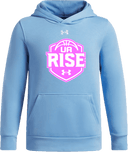 Under Armour Team Icon Fleece Hoodie - UA Rise Girls Session l 2026 (Neon Pink)