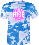 Under Armour Athletics Short Sleeve Tie-Dye - UA Rise Girls Session l 2026 (Neon Pink)
