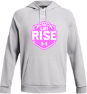 Under Armour Rival Fleece Hoodie - UA Rise Girls Session l 2026 (Neon Pink)