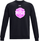 Under Armour Rival Fleece Crew - UA Rise Girls Session l 2026 (Neon Pink)