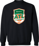 Crew Sweatshirt - Veolia Atlanta Pickleball Championships 2026 (White Text Badge)