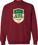 Crew Sweatshirt - Veolia Atlanta Pickleball Championships 2026 (White Text Badge)