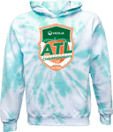 Tie-Dye Hoodies - Veolia Atlanta Pickleball Championships 2026 (White Text Badge)