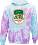 Tie-Dye Hoodies - Veolia Atlanta Pickleball Championships 2026 (White Text Badge)