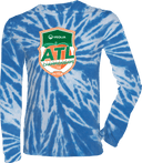Tie-Dye Long Sleeves - Veolia Atlanta Pickleball Championships 2026 (White Text Badge)