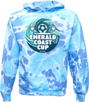 Tie-Dye Hoodies - Emerald Coast Cup 2026 (Main Logo)