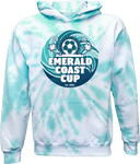 Tie-Dye Hoodies - Emerald Coast Cup 2026 (Main Logo)