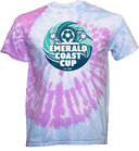 Tie-Dye Short Sleeves - Emerald Coast Cup 2026 (Main Logo)