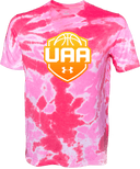 Under Armour Athletics Short Sleeve Tie-Dye - Girls UAA Session I 2026 (Peach Cream)