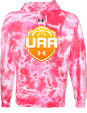 Under Armour Rival Fleece Hoodie Tie-Dye - Girls UAA Session I 2026 (Peach Cream)