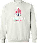 Crew Sweatshirt - USYS TN State Cup (w1/2) 2026 (White & Red)