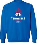 Crew Sweatshirt - USYS TN State Cup (w1/2) 2026 (White & Red)