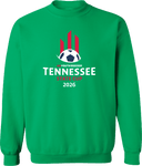 Crew Sweatshirt - USYS TN State Cup (w1/2) 2026 (White & Red)